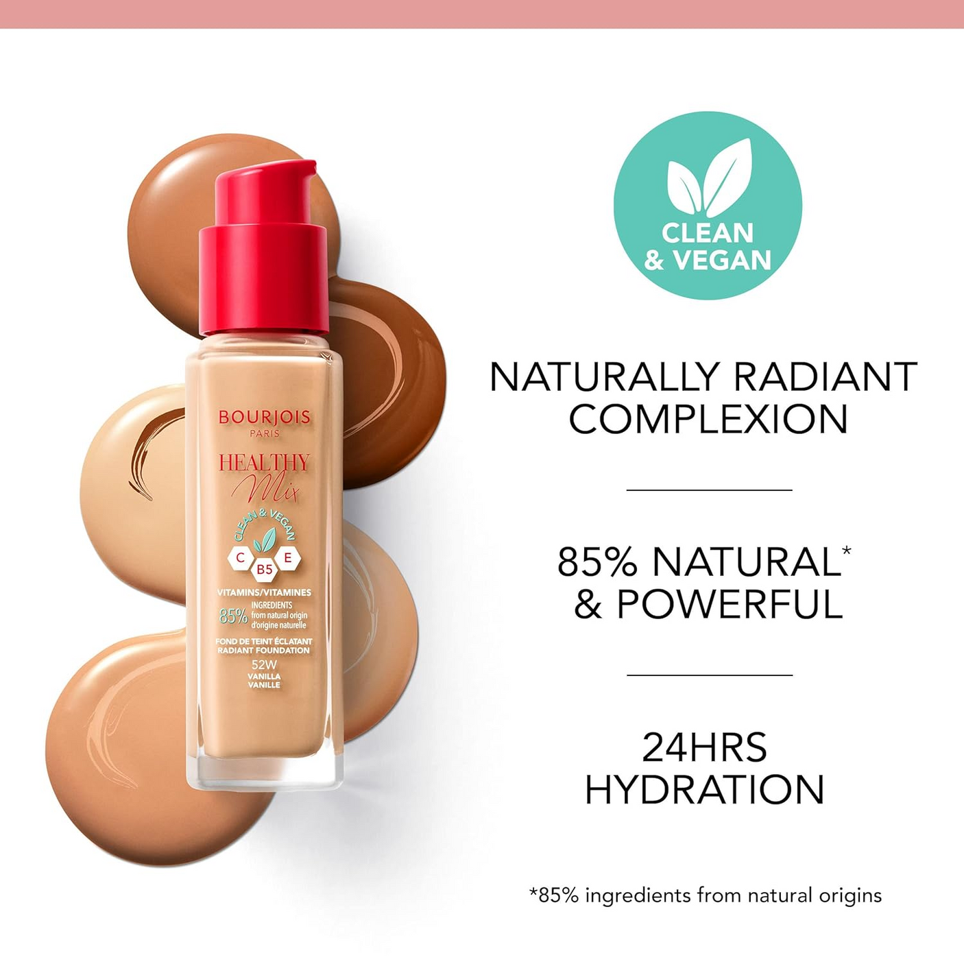 Bourjois Healthy Mix Foundation - 52W - Vanilla
