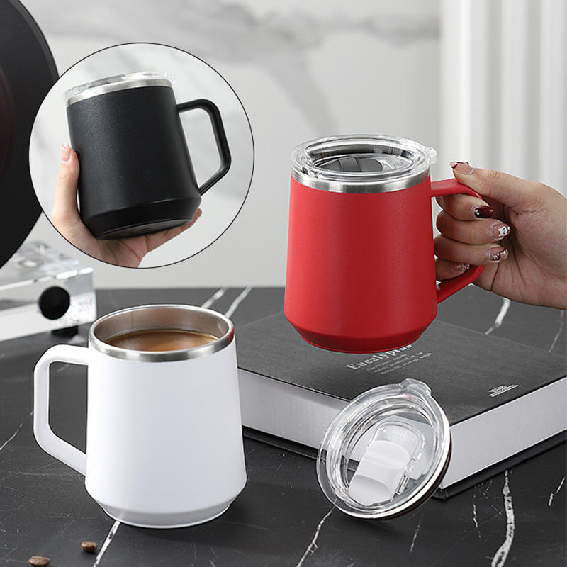 Stainless Steel Coffee Mug With Lid