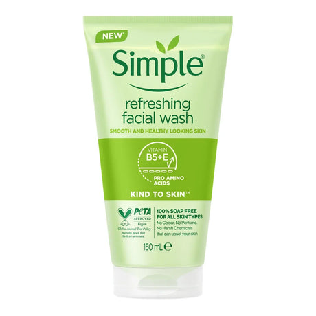 Simple Refreshing Facial Wash + 13% Hyaluronic Acid Serum (Combo Pack)