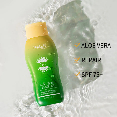 Dr.Rashel Aloe Vera Sunscreen SPF 75+ PA++ - 100g