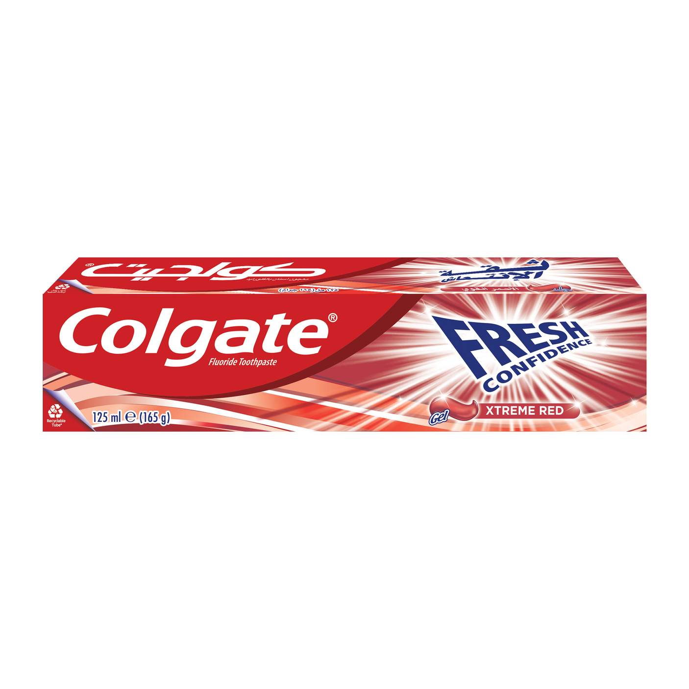 Colgate Fresh Confidence Xtreme Red Gel Toothpaste - 165g