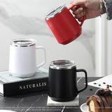 Stainless Steel Coffee Mug With Lid