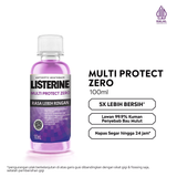Listerine Multi Protect Zero Antiseptic Mouthwash - 100ml