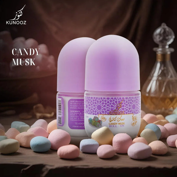 Kunooz Candy Musk 48H Deodorant Roll-On - 50ml