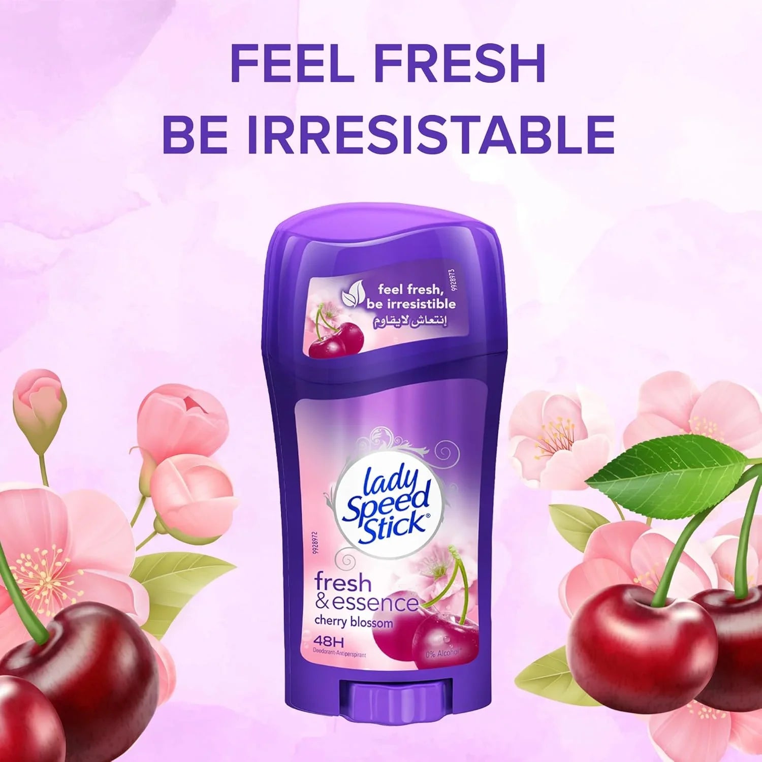 Lady Speed Stick Fresh & Essence Cherry Blossom Deodorant - 65g