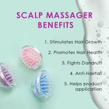 Silicone Hair Scalp Massager Shampoo Brush ST-201