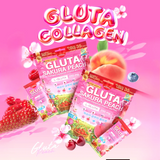 Mikeo Gluta Sakura Peach Vitamin Mix Plus - 35s × 10g (350g)