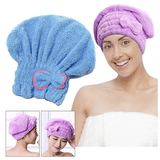 Microfiber Hair Drying Turban Hair Towel Cap