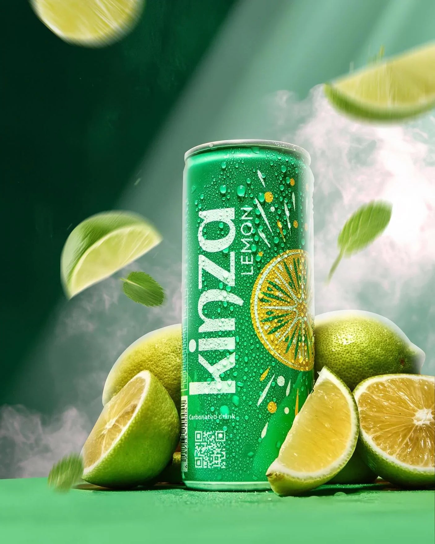 Kinza Lemon Carbonated Drink - 250ml