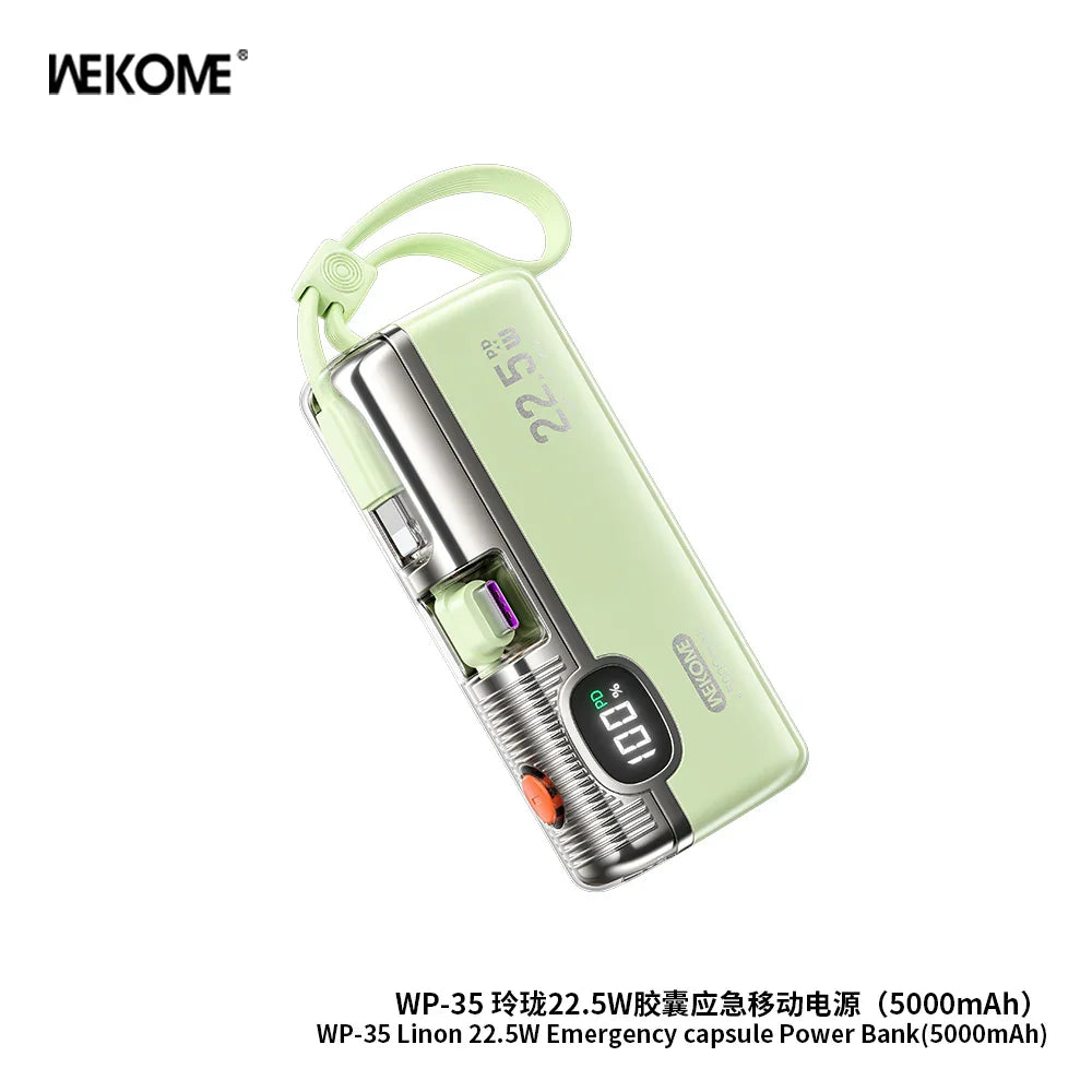 Wekome Super Compact 5000mAh 22.5W Power Bank WP-35