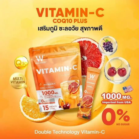 Wink White Vitamin C Coenzyme Q10 - 12g × 15 Sachets (180g)