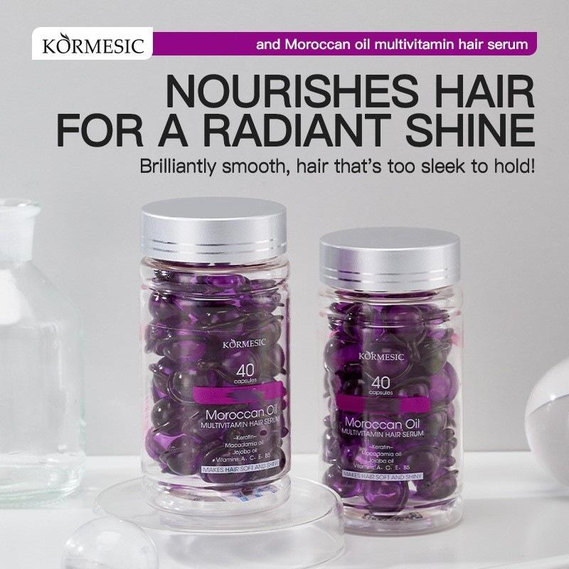 Kormesic Botox Moroccan Oil Multivitamin Hair Serum - 40 Caps