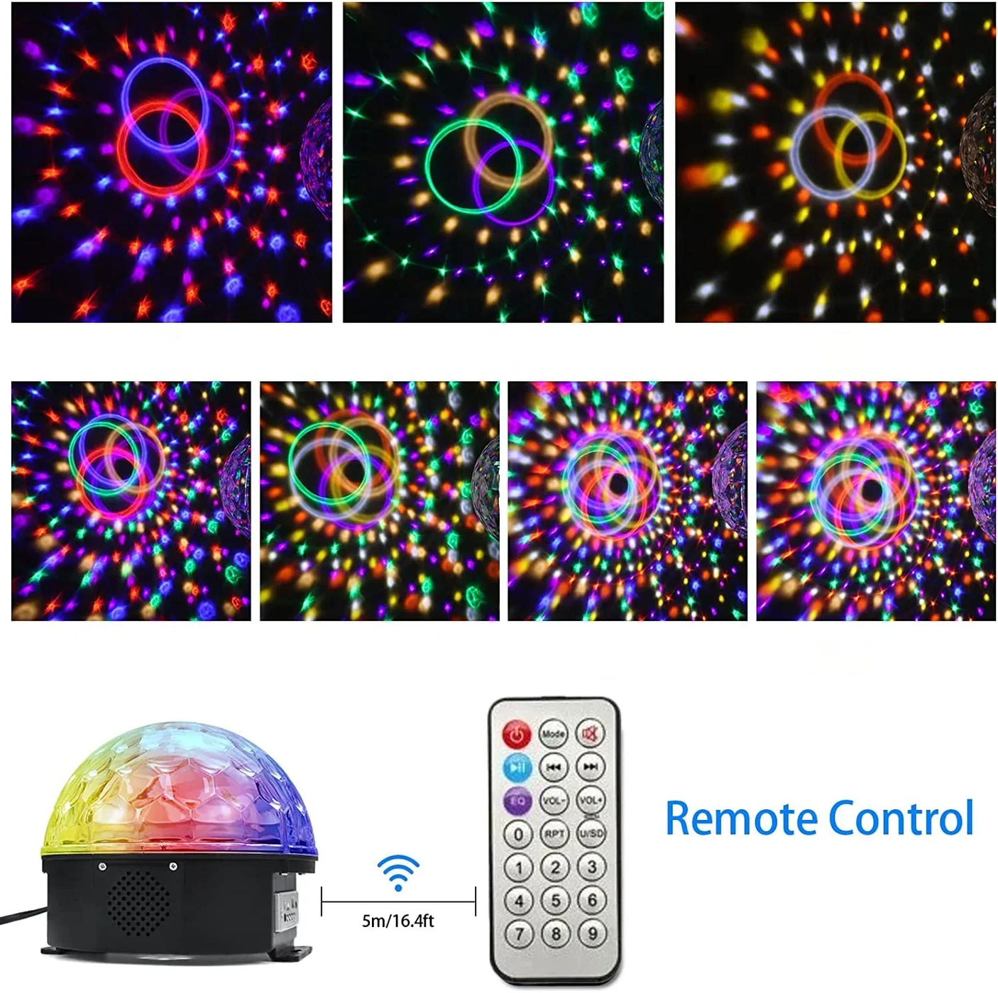 MP3 Magic LED Disco Party Light