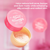 Luxe Organix Bye Bye Bum Bumps Clear & Smooth Booty Scrub - 285g