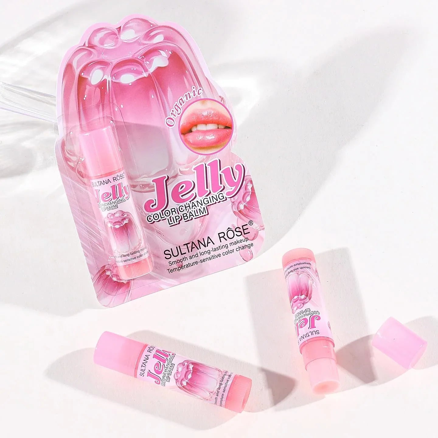 Sultana Rose Organic Jelly Color Changing Lip Balm - 4.5g