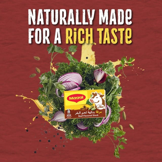 Maggi Beef Flavored Stock - 20g (3+1) Offer