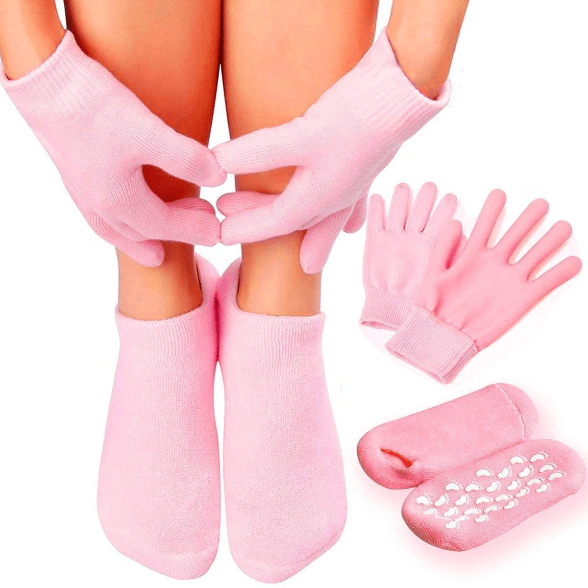 Spa Moisturising Gel Socks & Gloves Set