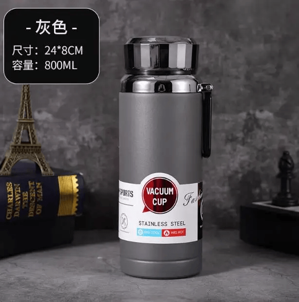 Stainless Steel Vacuum Flask Water Bottle - 800ml