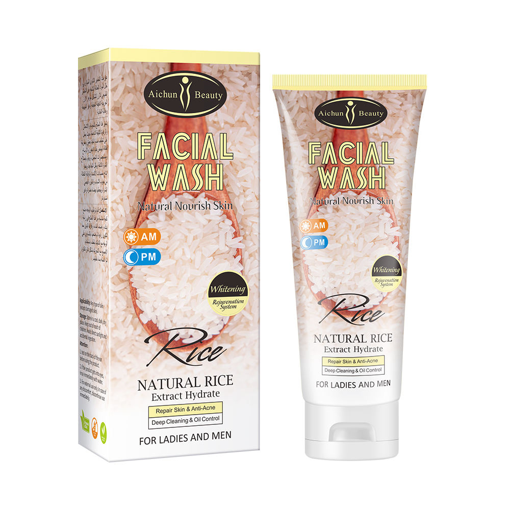 Aichun Beauty Natural Rice Extract Hydrate Facial Wash - 100ml