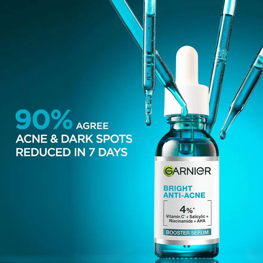 Garnier Bright Anti-Acne Booster Serum - 30ml