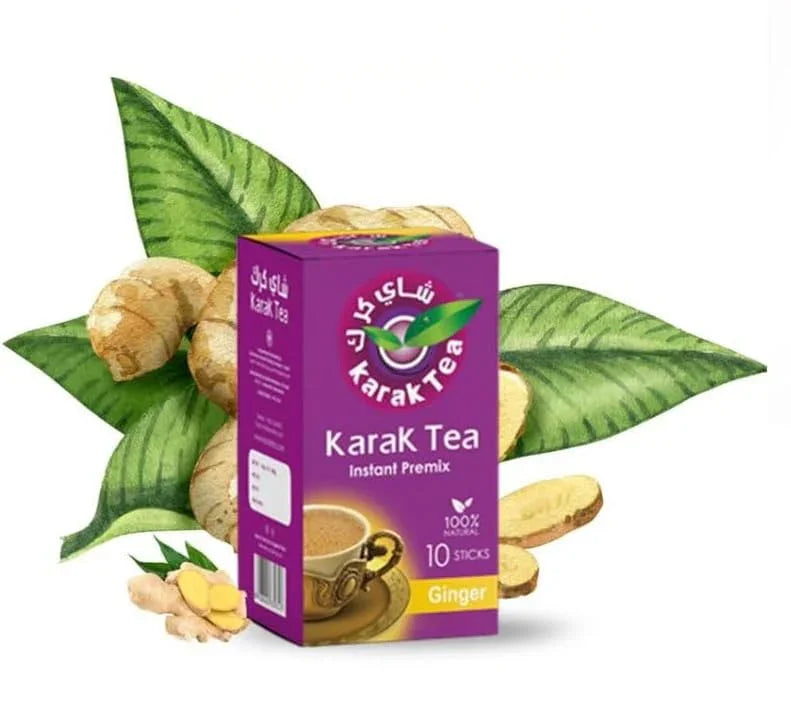 Karak Tea Instant Premix Ginger - 200g (10 Sticks)
