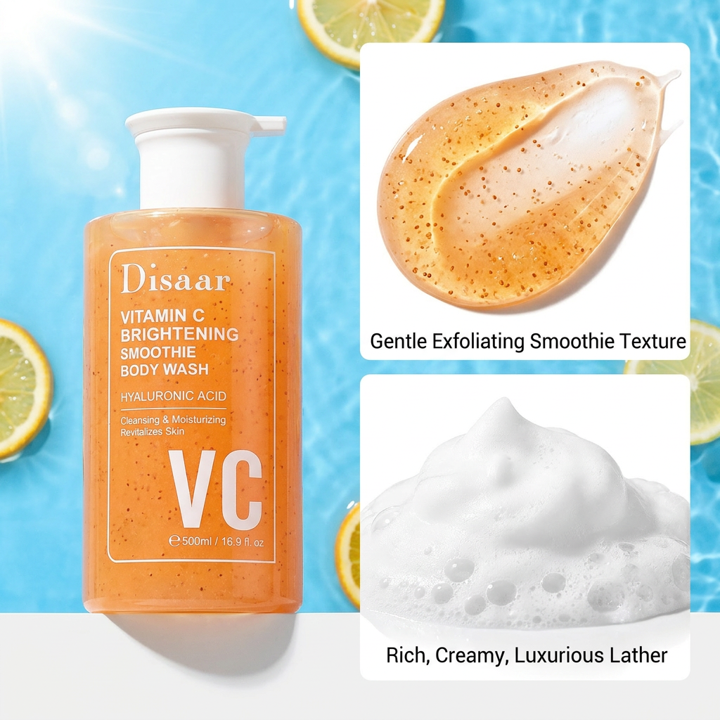 Disaar Vitamin C Brightening Smoothie Body Wash - 500ml