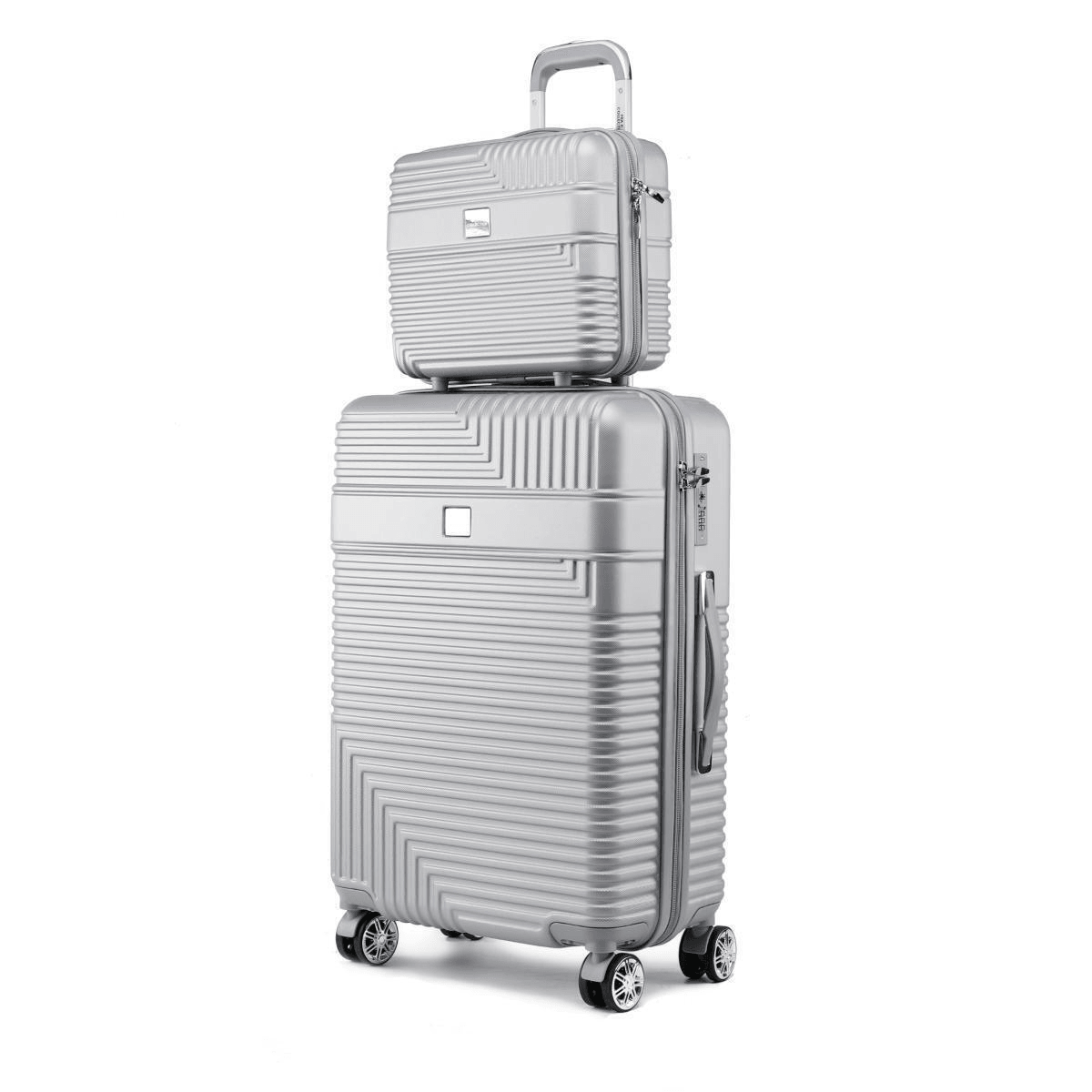 Luggage Bag 14 Inch Cabin Size Luggage Trolly - Silver