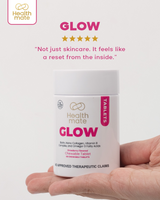 كبسولات "هيلث ميت جلو" (Healthmate Glow) القابلة للمضغ - كولاجين وفيتامينات متعددة - 60 كبسولة