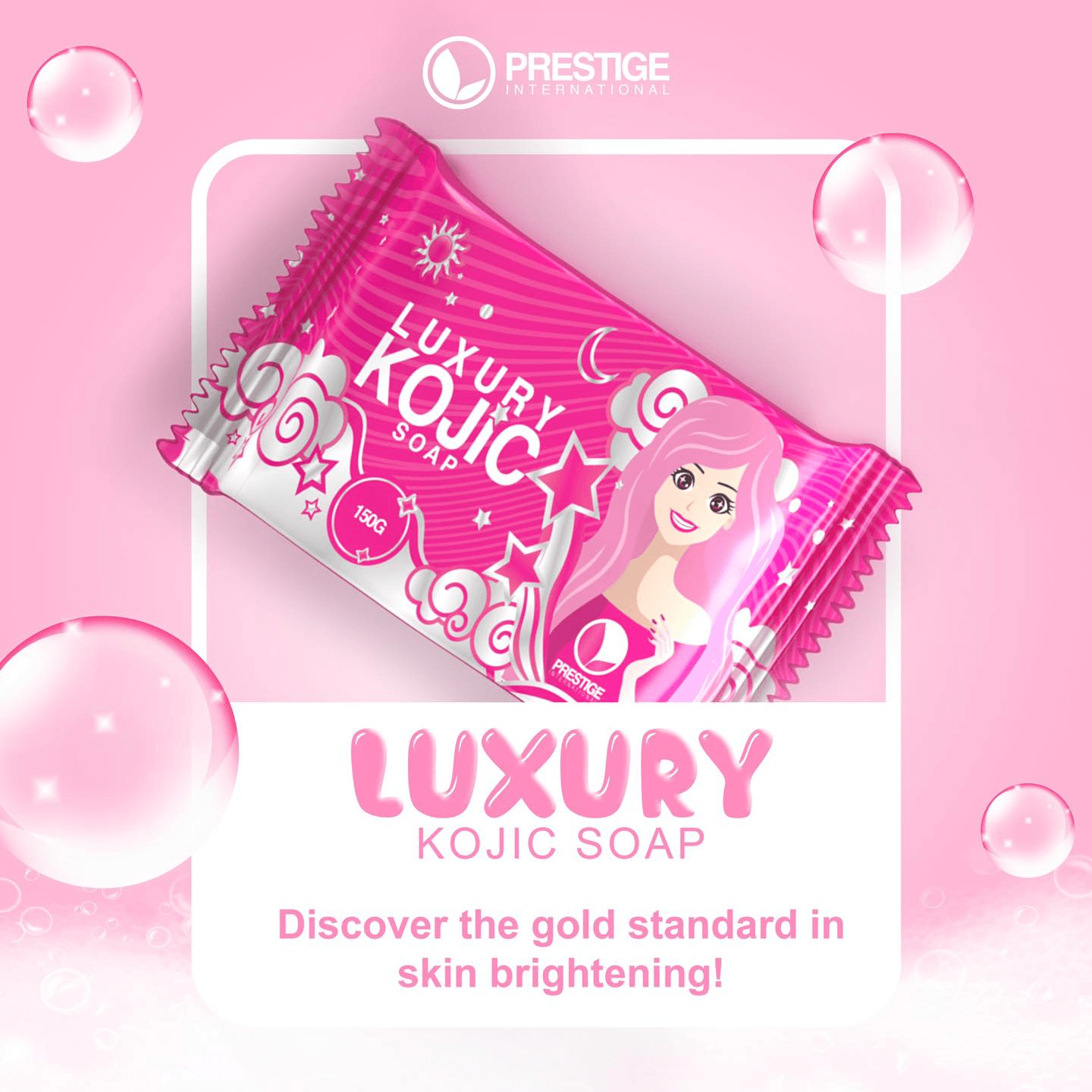 Prestige Luxury Kojic Brightening Soap - 150g
