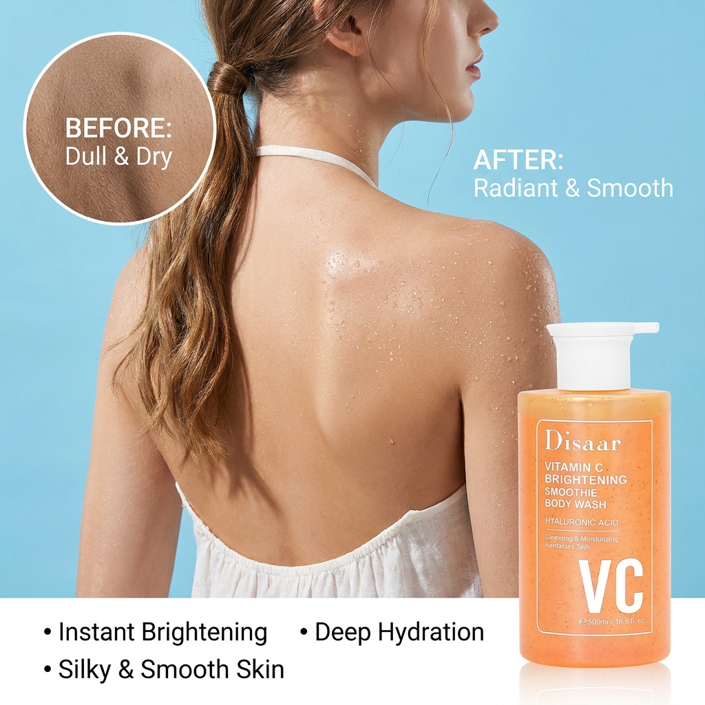 Disaar Vitamin C Brightening Smoothie Body Wash - 500ml