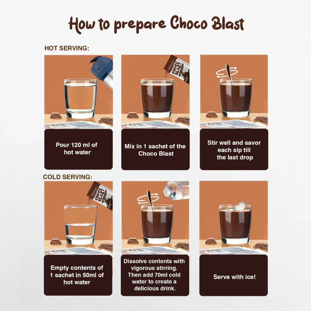 Glowing Shape Choco Blast Chocolate Powder Drink Mix - 200g