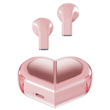Love Heart Design Wireless Earbuds - 01