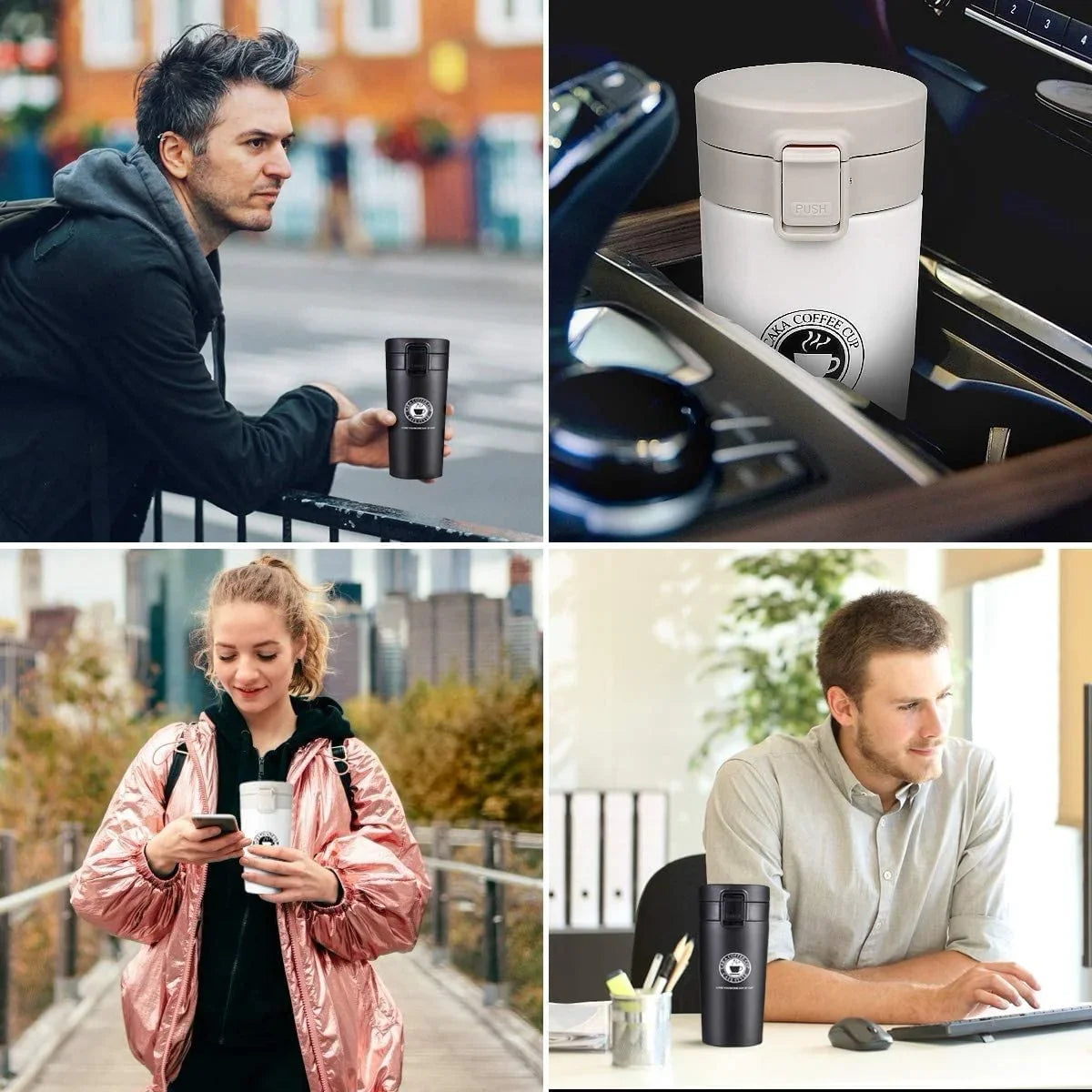 Stainless Steel Vacuum Insulated Travel Coffee Mug