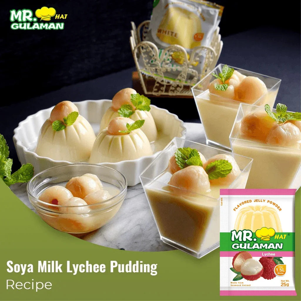 Mr. Hat Gulaman Flavored Lychee 25g (1 Pcs)