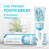 Scoban Teeth Brightening Toothpaste With Baking Soda - 200g