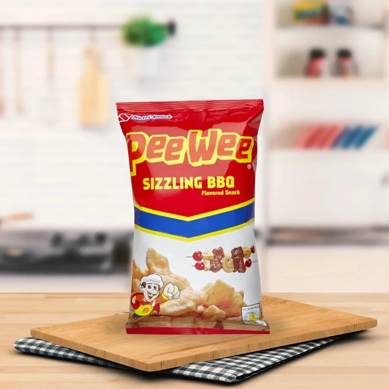 Pee Wee Sizzling BBQ Snack 60g - Nutri Snack