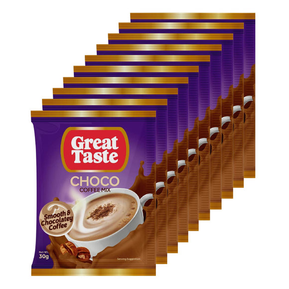 Great Taste Choco Coffee Mix 10 x 30gm