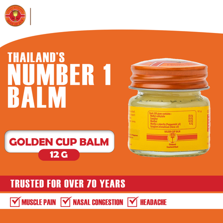 Golden Cup Pain Relief Balm - 12g (Thailand)