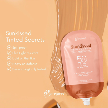 Barefaced Sunkissed Tinted Sunscreen SPF50+ - 20g