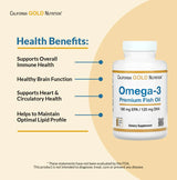 California Gold Nutrition Omega-3 Premium Fish Oil - 100s