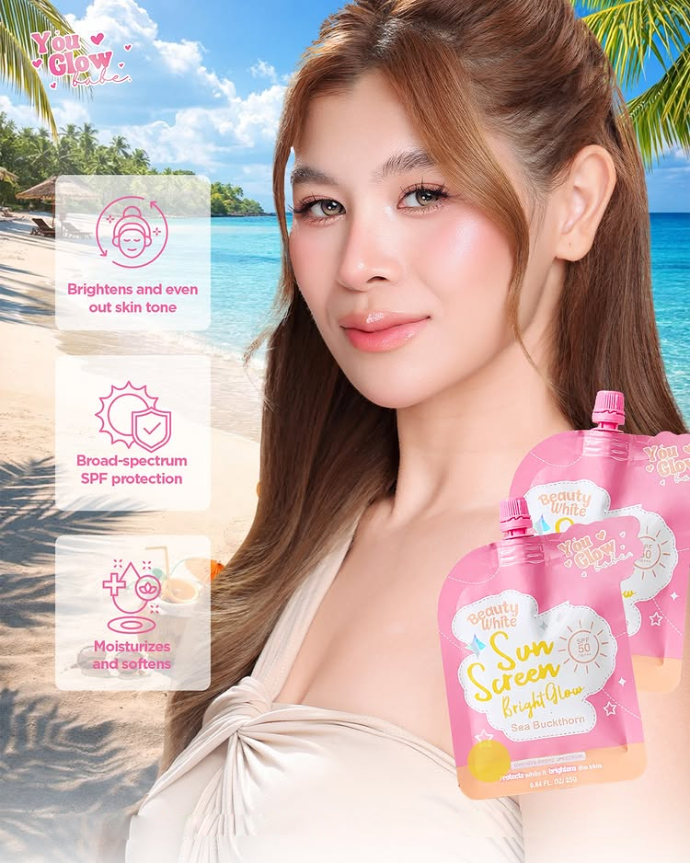 You Glow Babe Beauty White Sunscreen SPF50 PA+++ - 25g