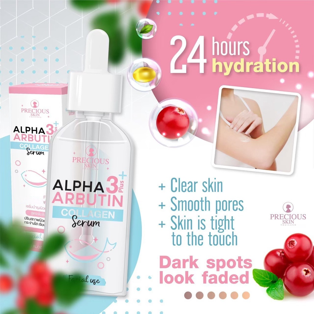 Precious Skin Alpha Arbutin 3 Plus Collagen Facial Serum - 50ml