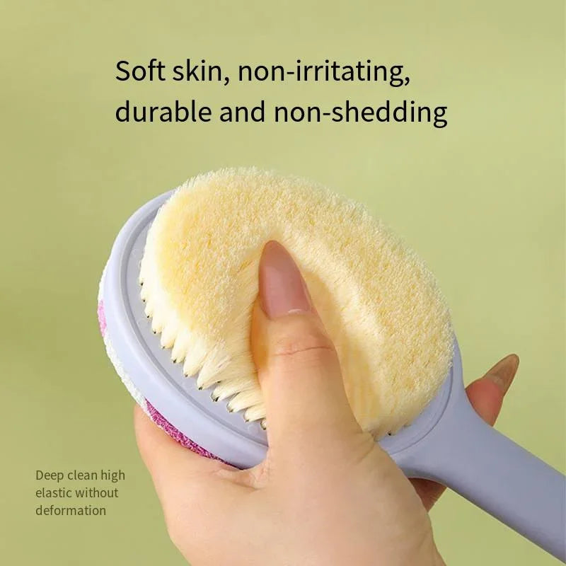 Miss Sweet Durable Massage Shower Brush With Soft & Stiff Bristles