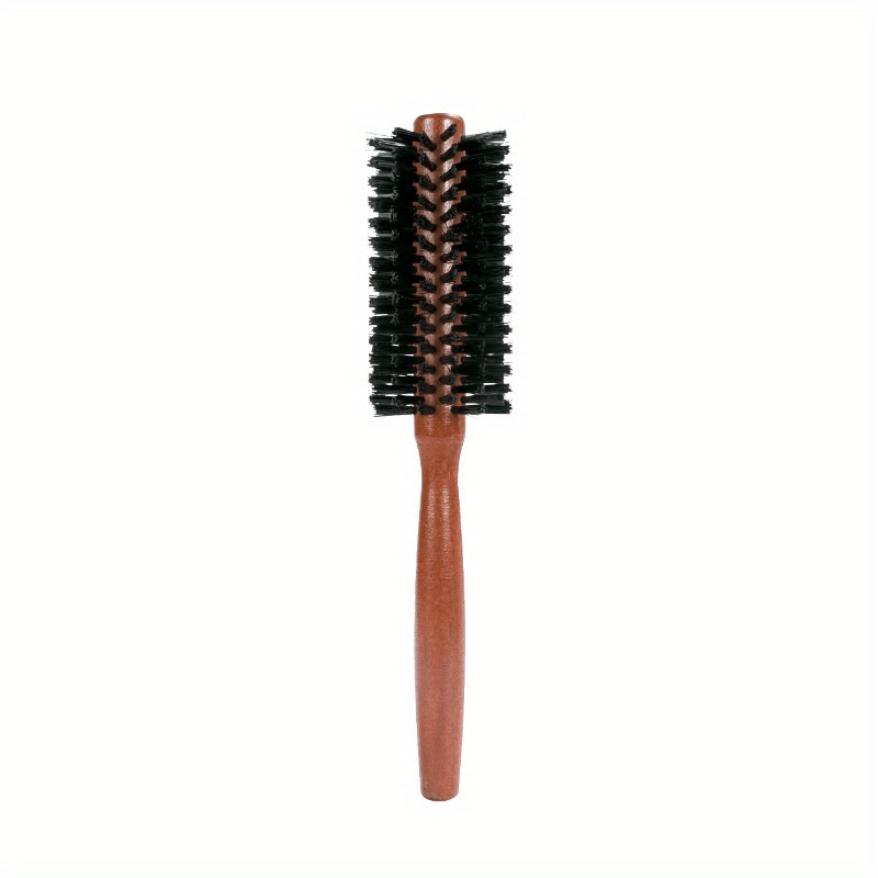 Wooden Round Bristle Hair Brush