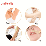 Waxing Natural Wooden Popsicle Sticks - 50Pcs