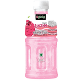 Uglobe Lychee Juice Drink With Chew Nata De Coco - 320ml X 6 Pcs