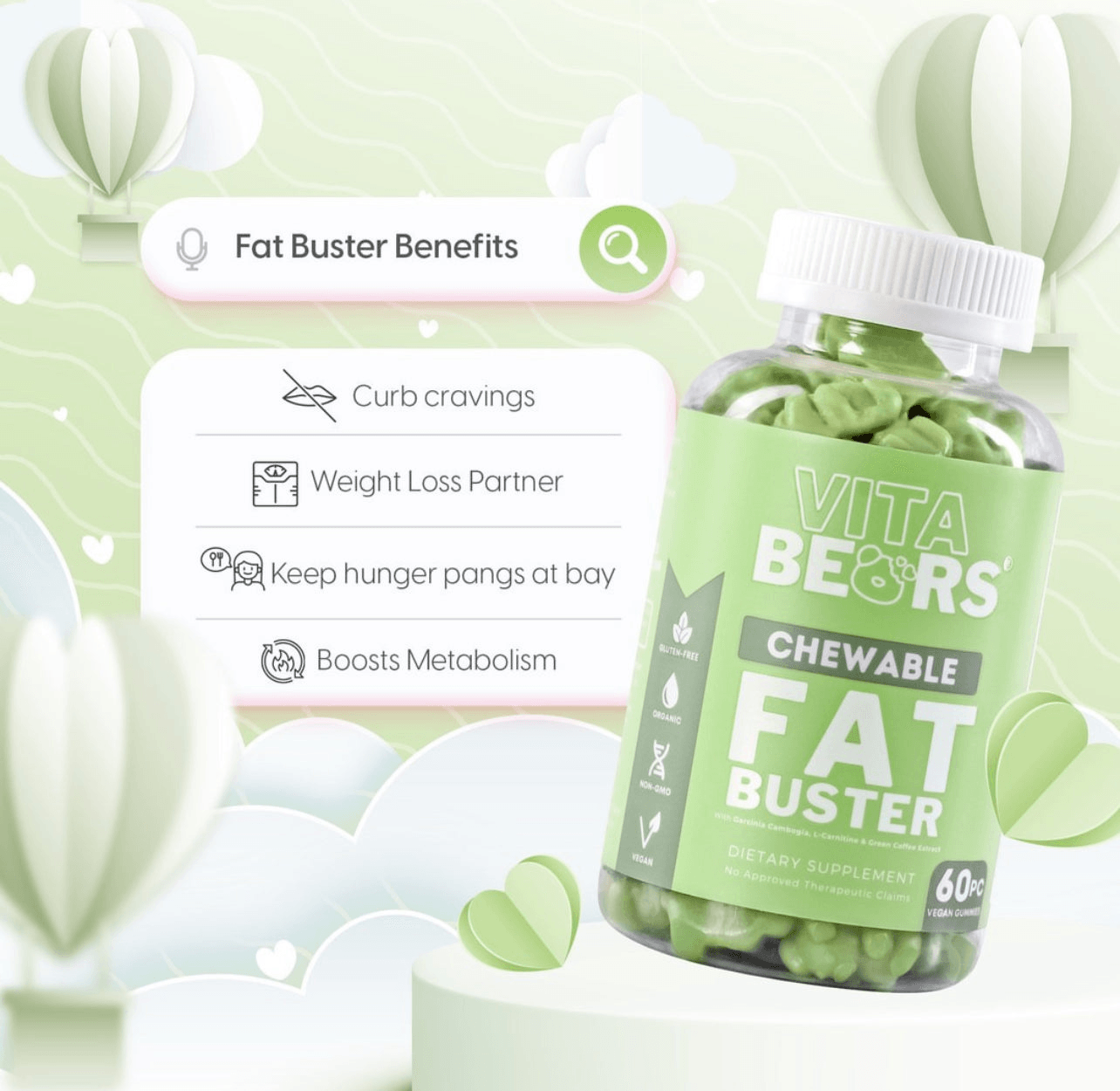Vita Bears Fat Buster Gummies