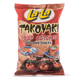 La La Takoyaki Fried Octopus Flavored Snacks - 85g