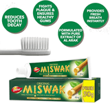 Dabur Original Miswak Herbal Toothpaste - 120g+50g