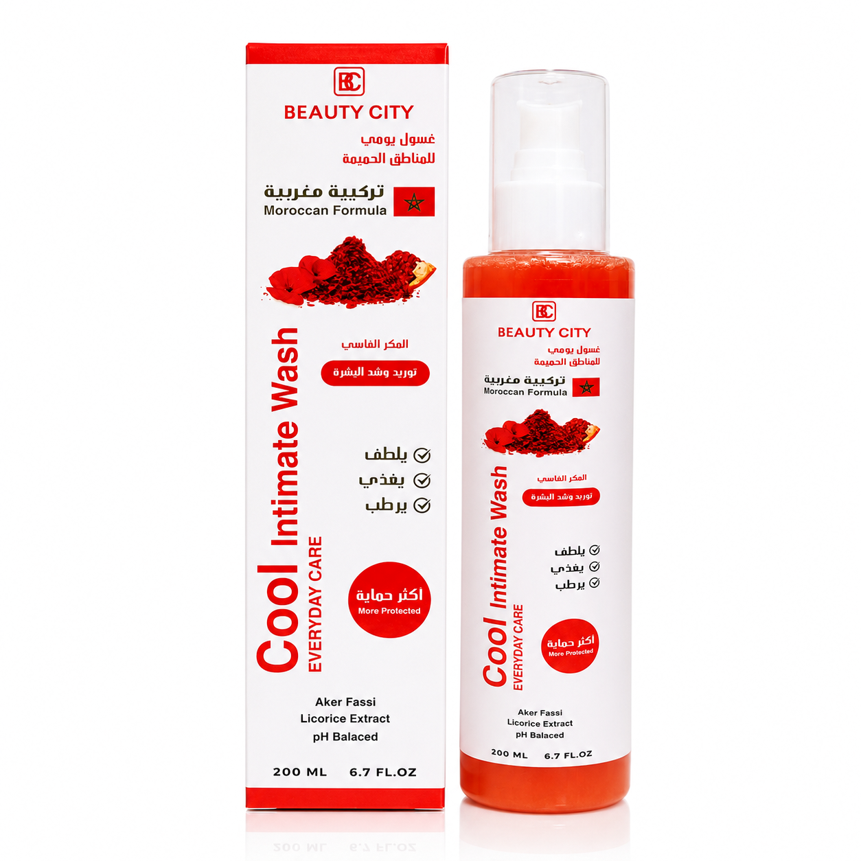 Beauty City Cool Intimate Wash Moroccan Formula - 200ml